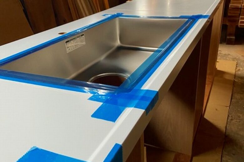 造作キッチン製作中です！